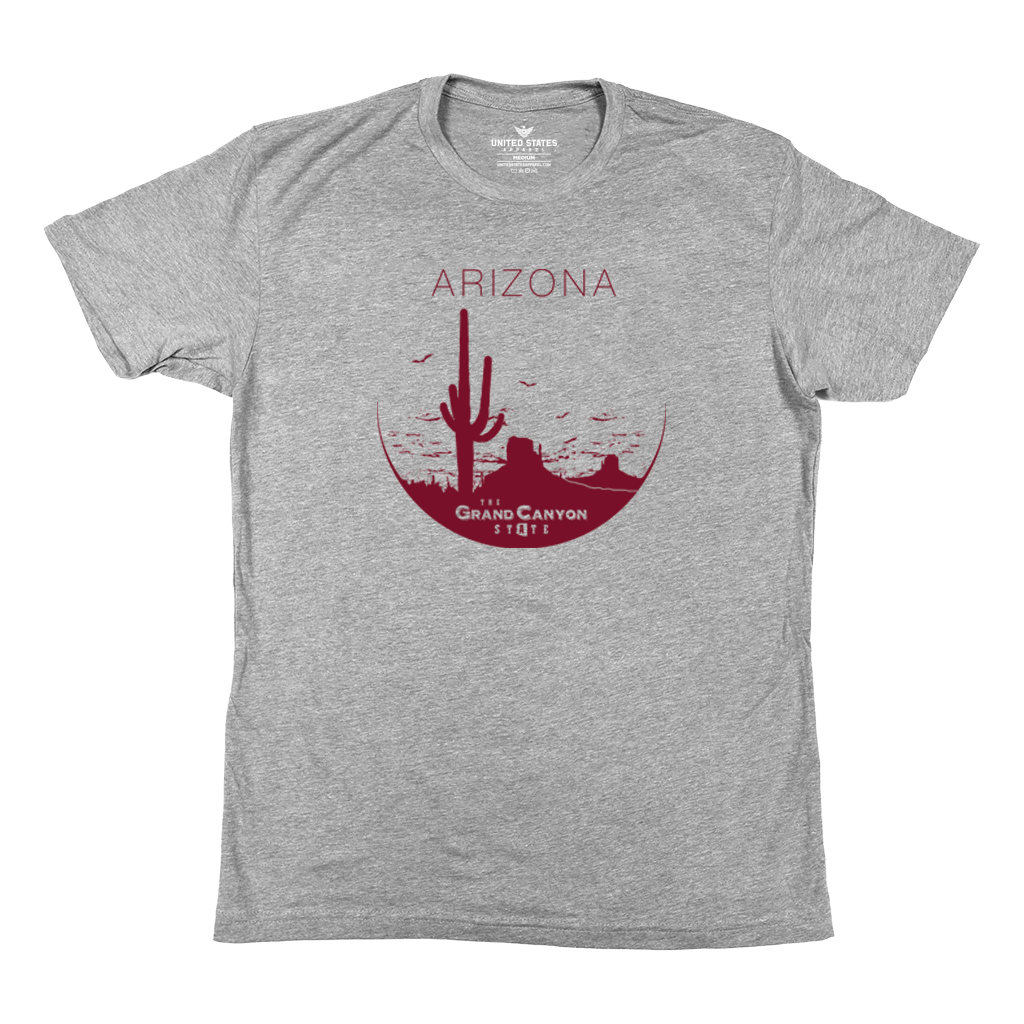 "Arizona" Heather Grey T-Shirt