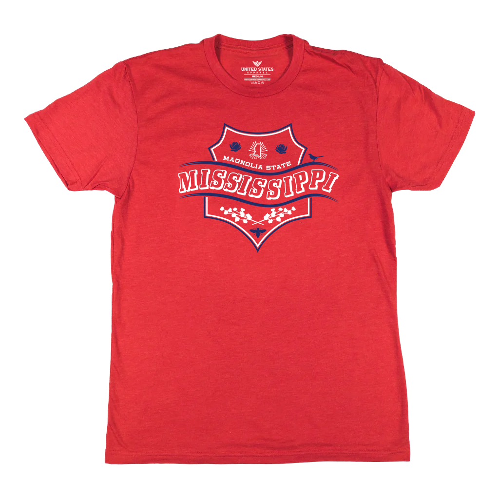 "Mississippi" Heather Red T-Shirt