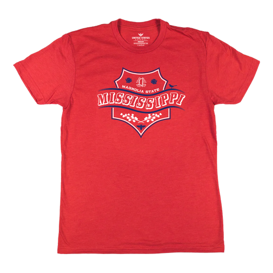 "Mississippi" Heather Red T-Shirt